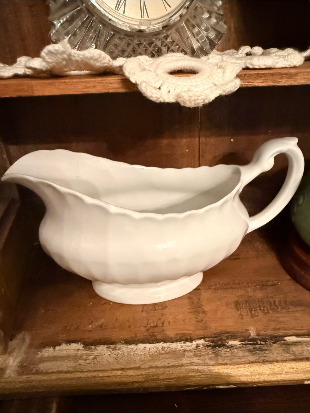 Vintage J & G Meakin Ironstone Gravy Boat – Made in England